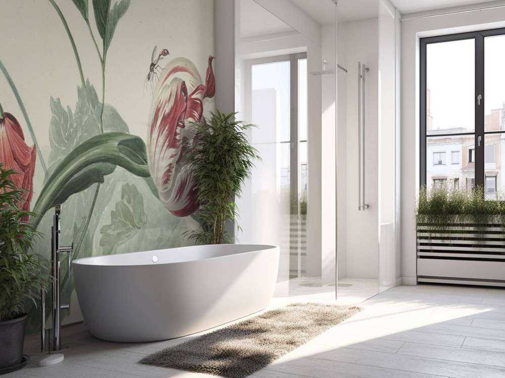 Une tulipe et un coquelicot, Willem van Leen