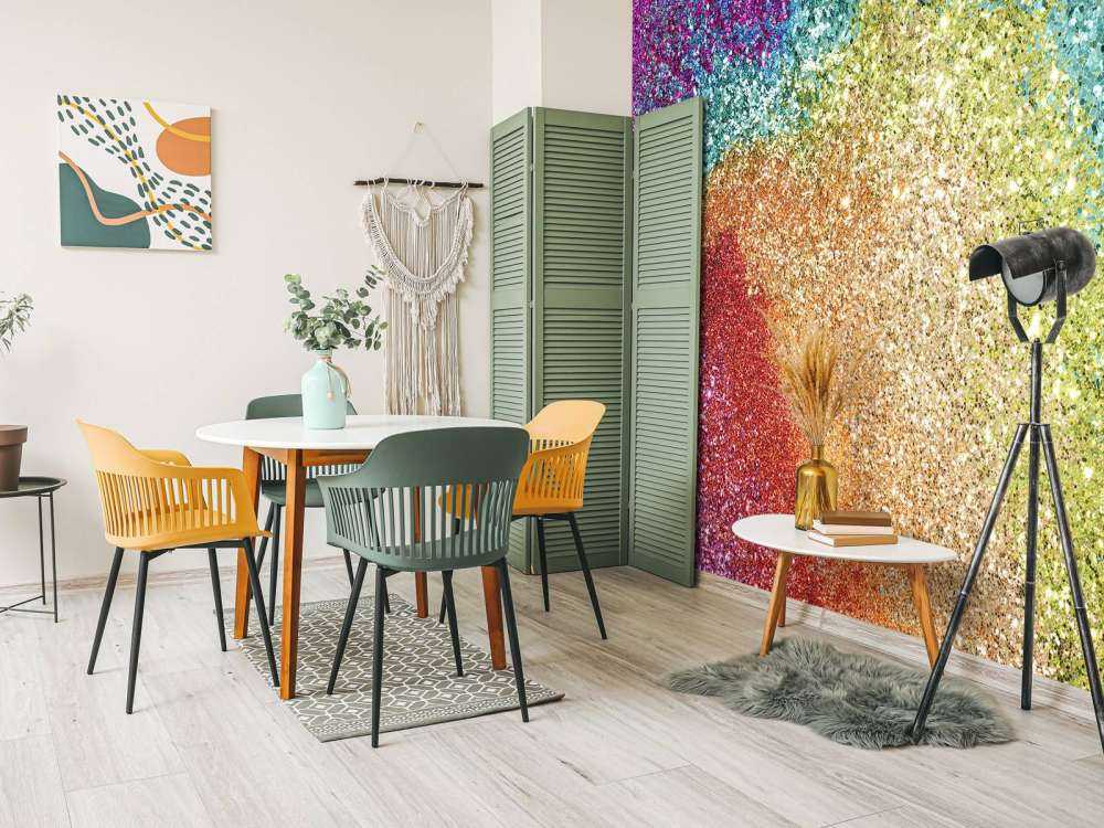 Paillettes arc-en-ciel