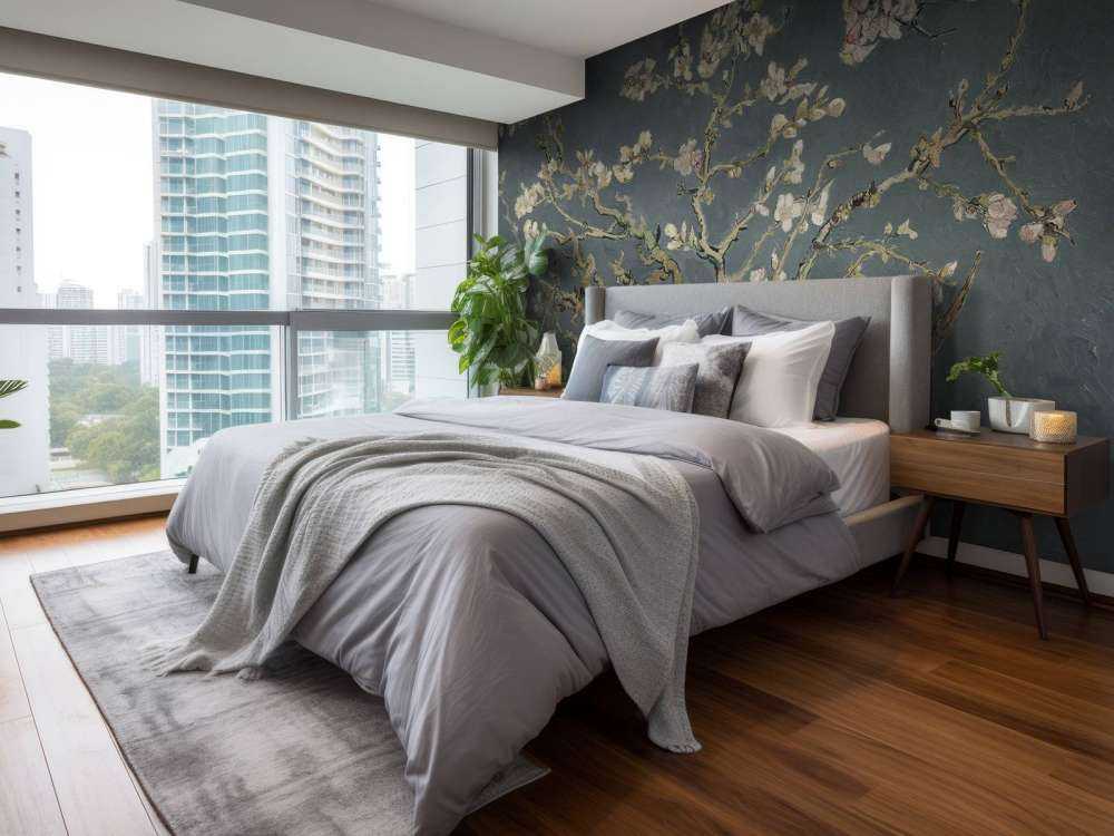 Fleur d'amandier en fleur