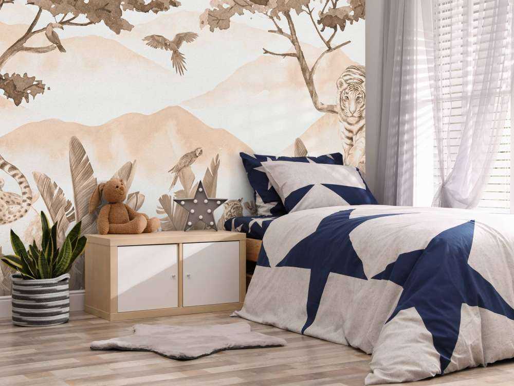 Prédateurs dans la jungle taupe