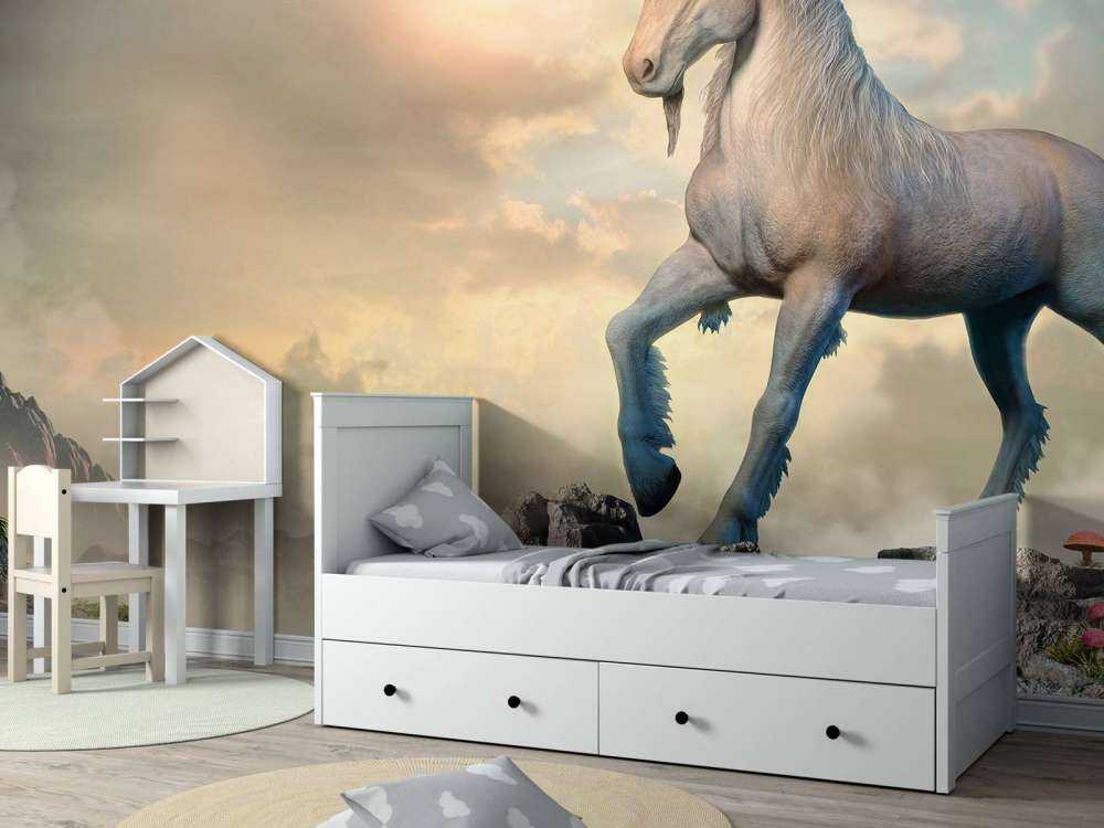 Licorne sur les rochers