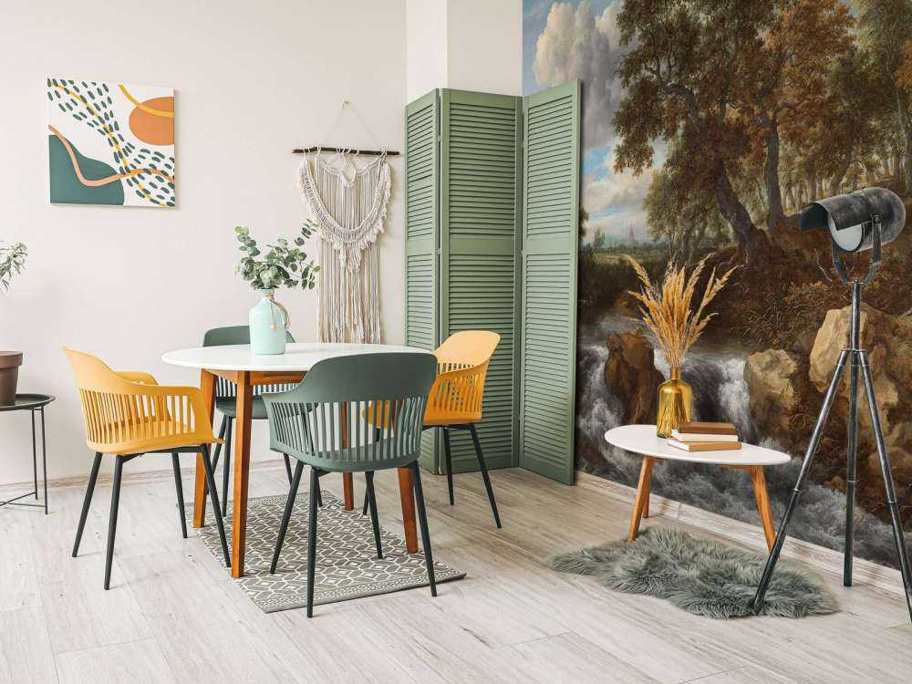 Paysage avec cascade