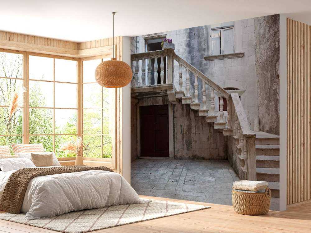 Marches dans la vieille ville de Korƒçula