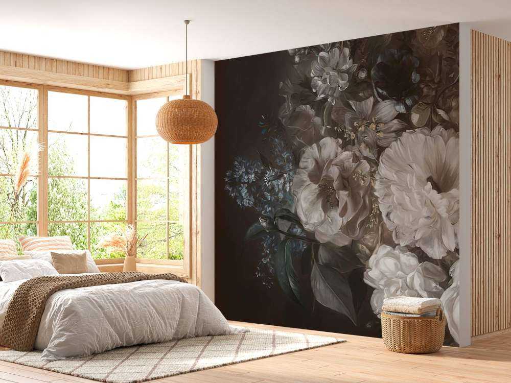 Bouquet avec lilas blanc