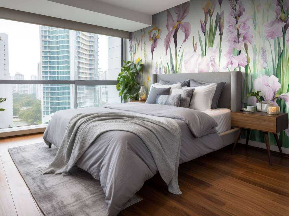 Joyeux printemps bleu ciel