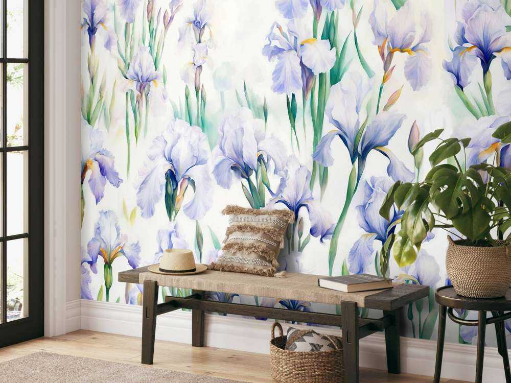 Iris dansent pastel sans couture