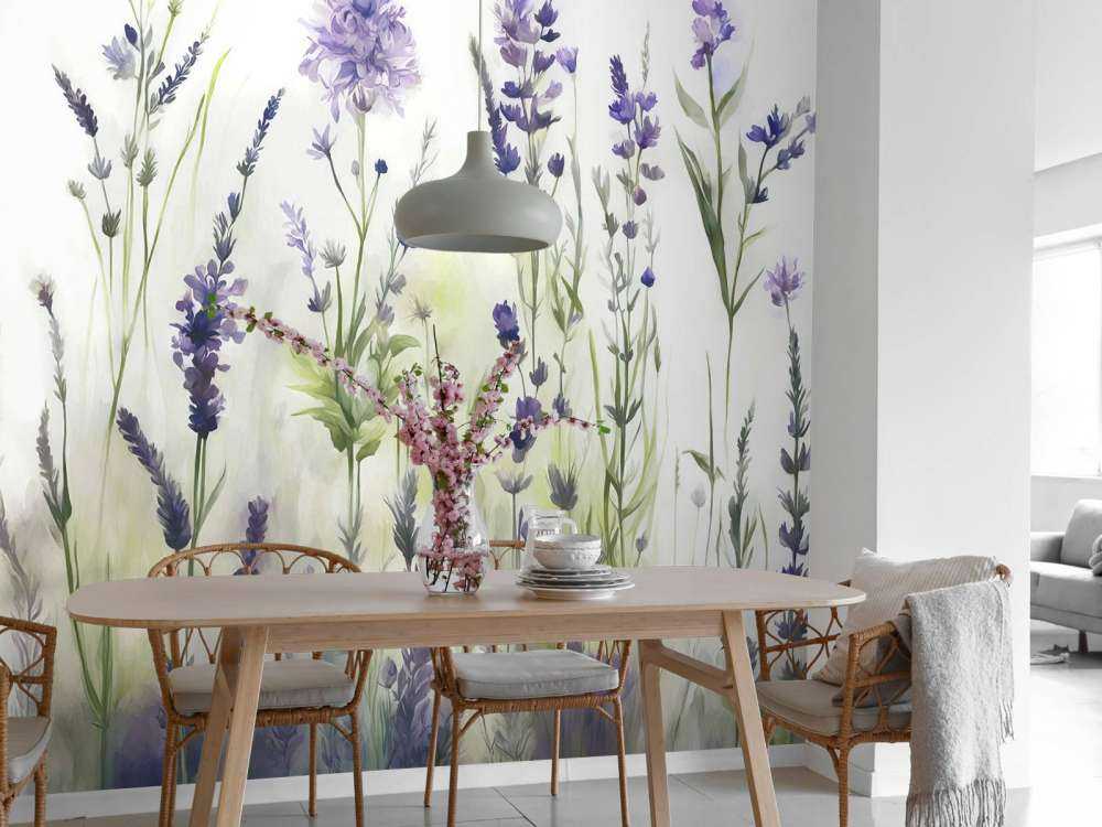 Lavande Clair Seamless Lilas Pâle