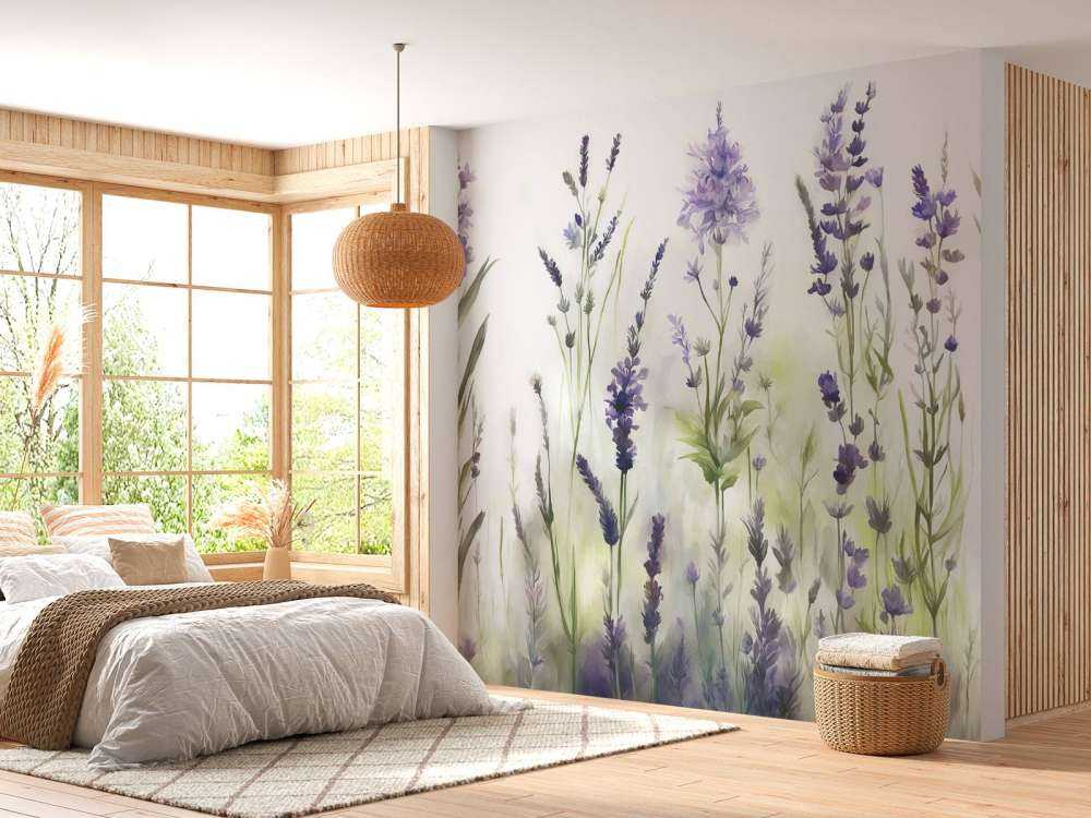 Lavande Clair Seamless Lilas Pâle