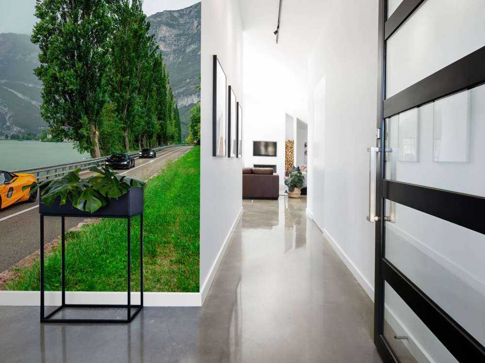 Rit à travers les Alpes le long du lac