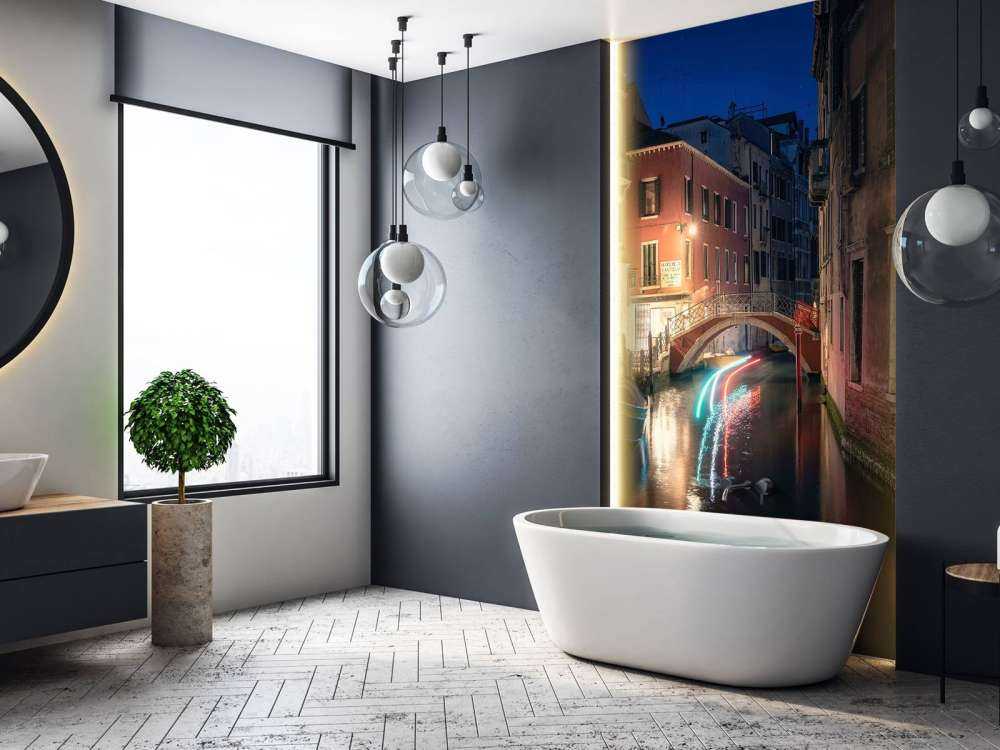 Gracht nocturne à Venise