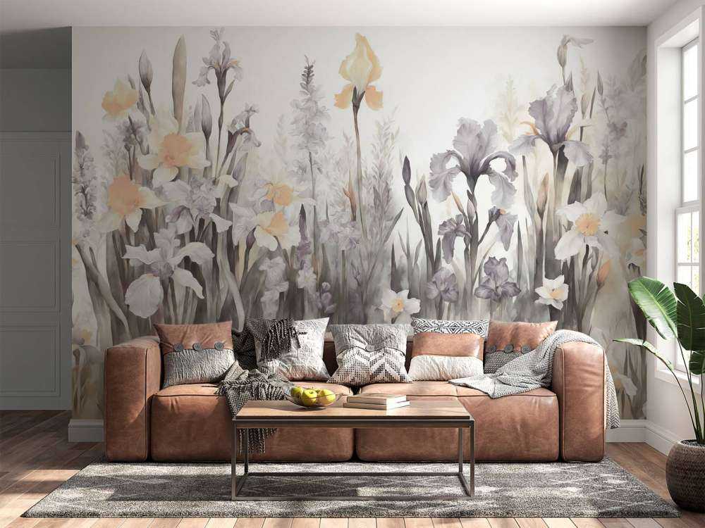 Printemps parfumé - beige