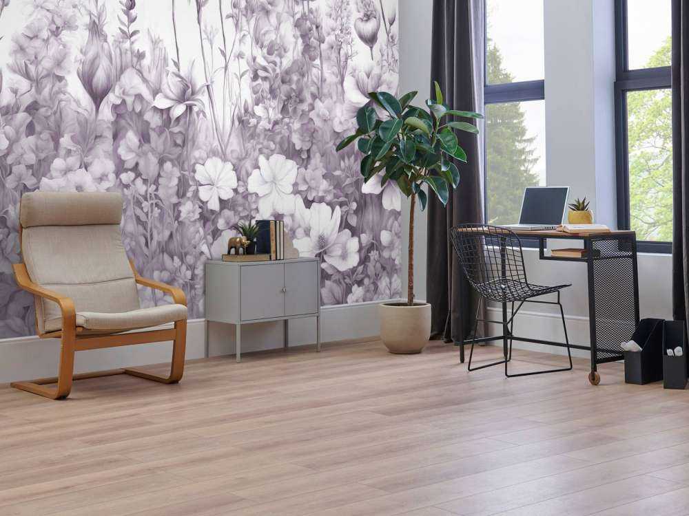 Fleurs de mon âme sans couture - lavande