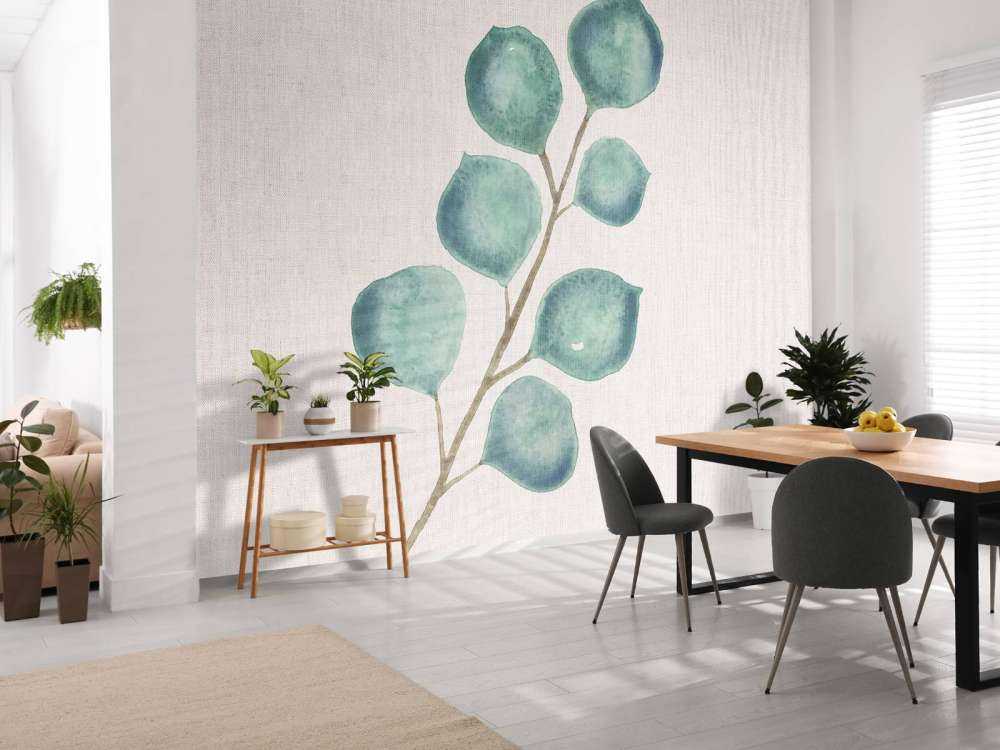 Eucalyptus en aquarelle douce