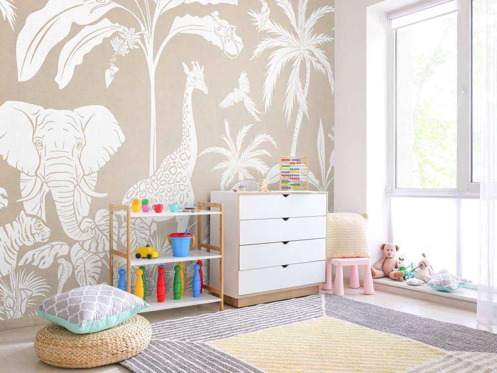 Jungle Monochrome - Marron