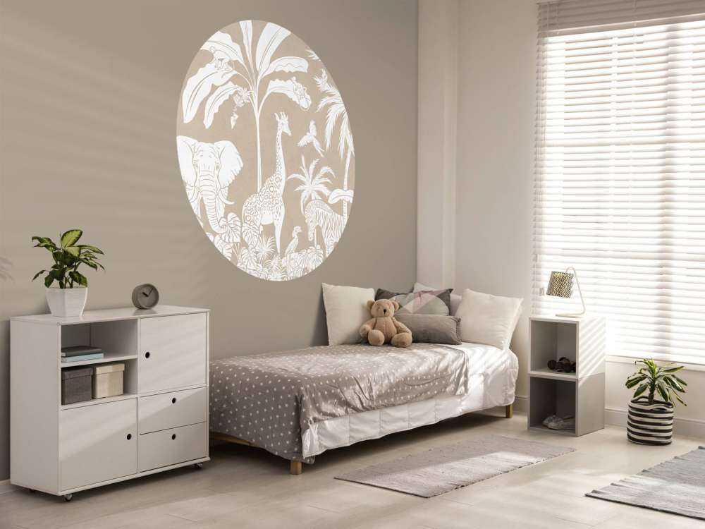 Jungle Monochrome - Marron