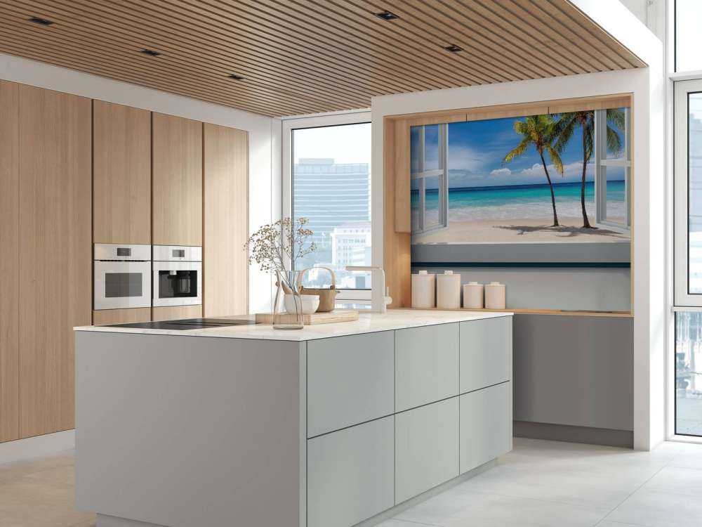 Vue sur une plage tropicale