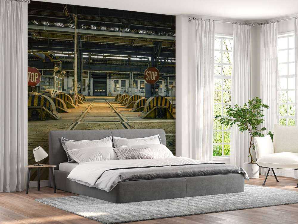 Hall industriel désaffecté