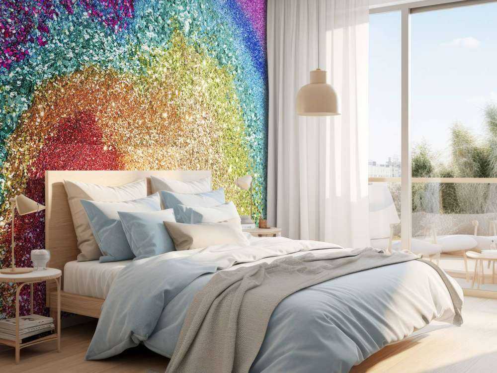 Paillettes arc-en-ciel