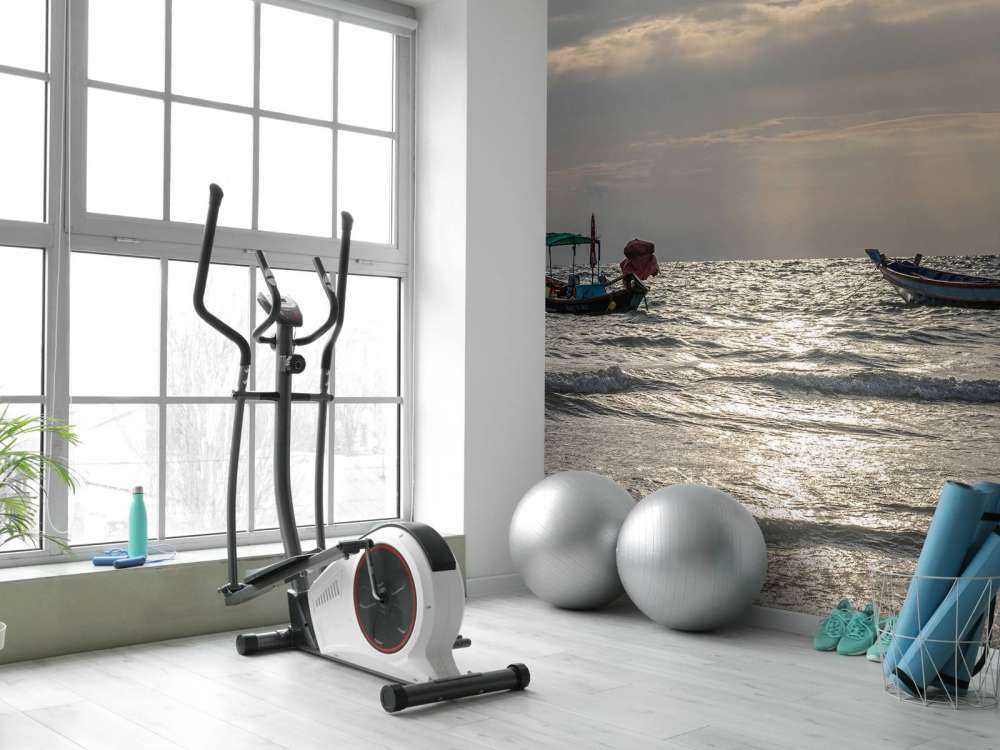 La nuit tombe Île Kho Pipi (Thaïlande)