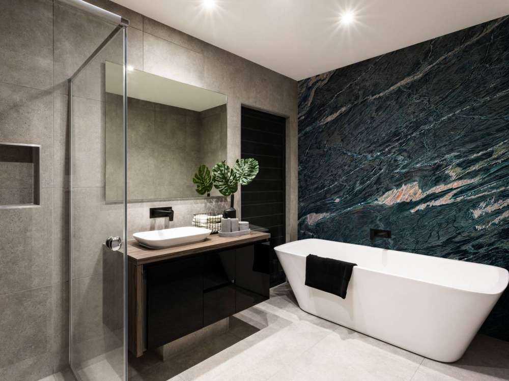 Marbre à structure ondulée