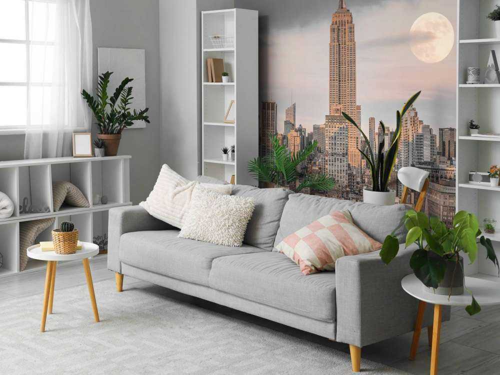 Empire State Building avec skyline