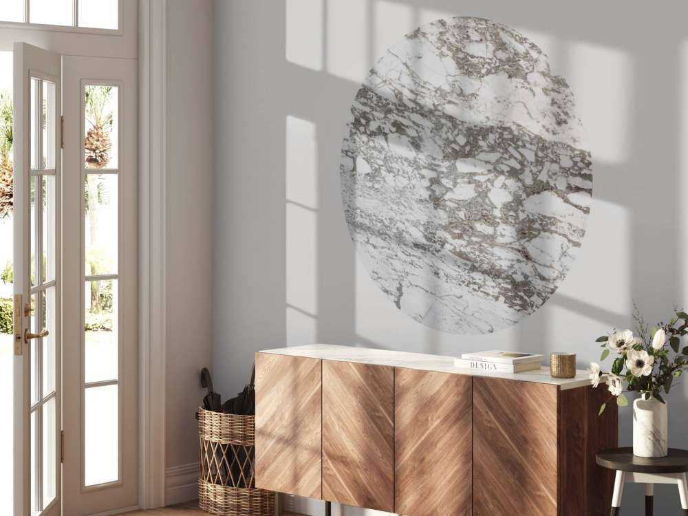 Marbre blanc à structure grossière