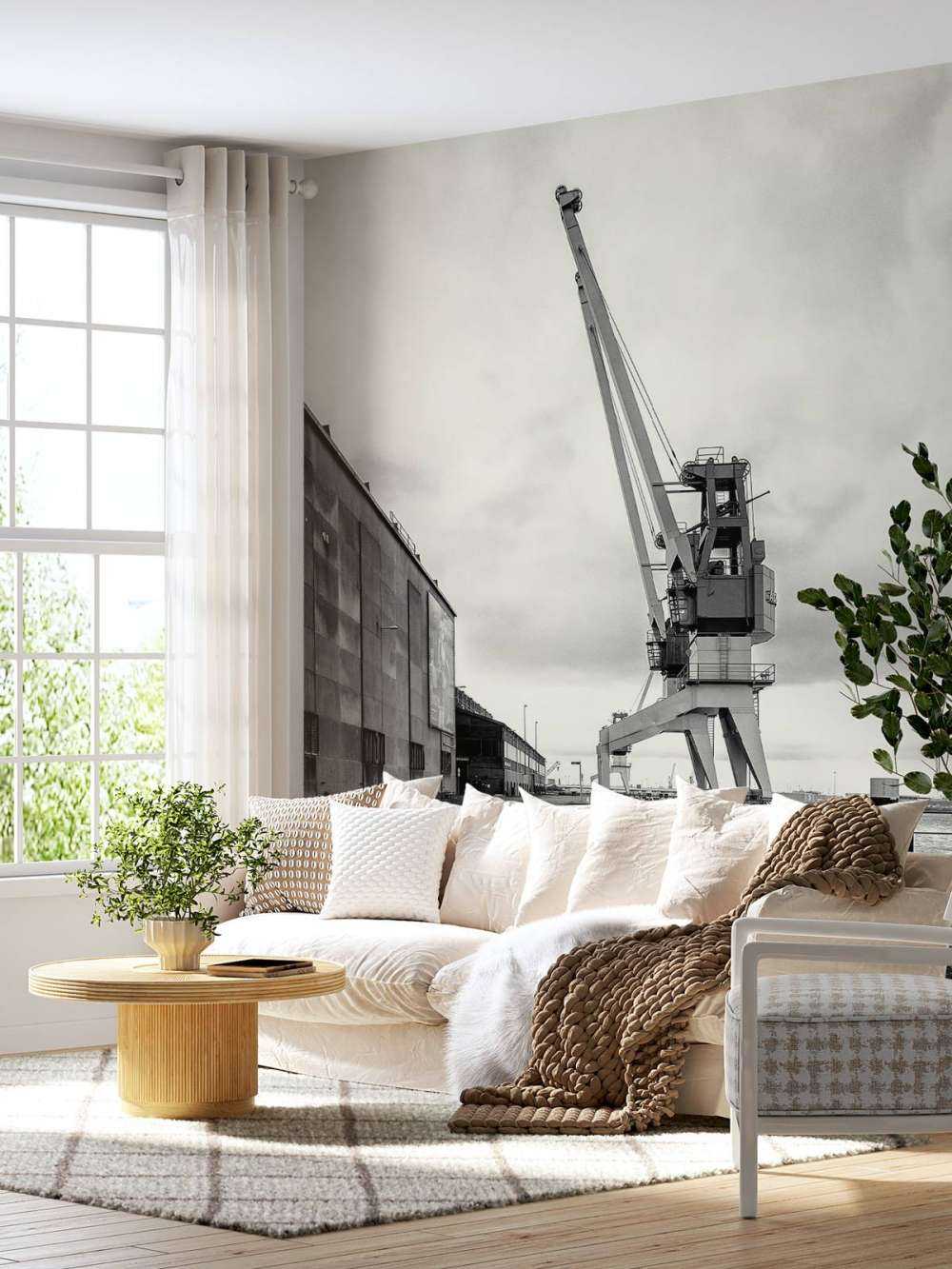 Grue portuaire sur l'ancien site RDM Heijplaat Rotterdam 