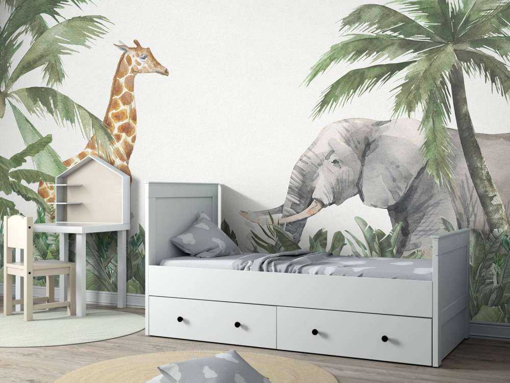 Animaux de la jungle coloré