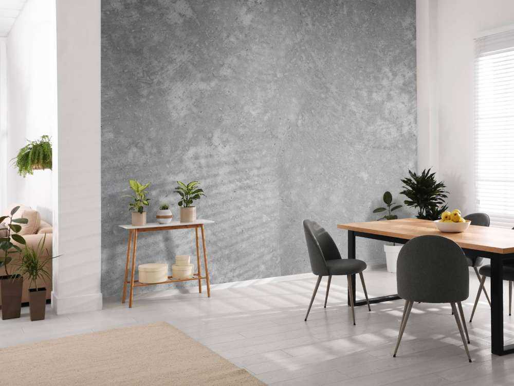 Béton sombre brossé