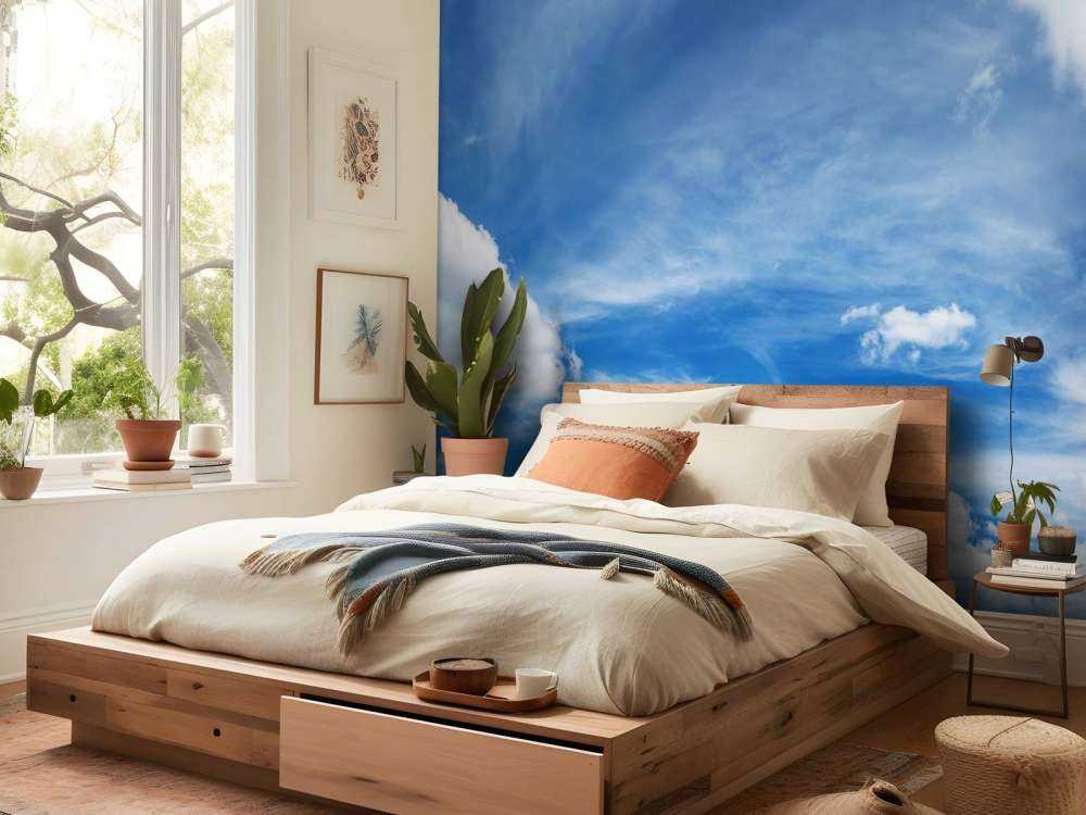 Ciel bleu avec des nuages