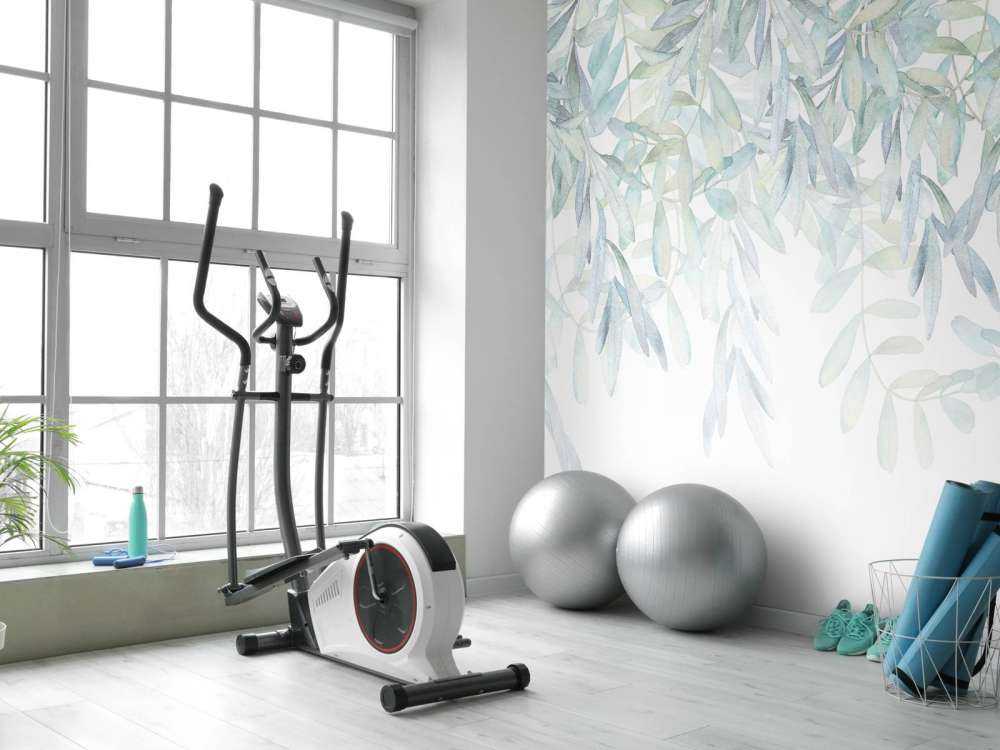 Feuilles à l'aquarelle aux couleurs pastels