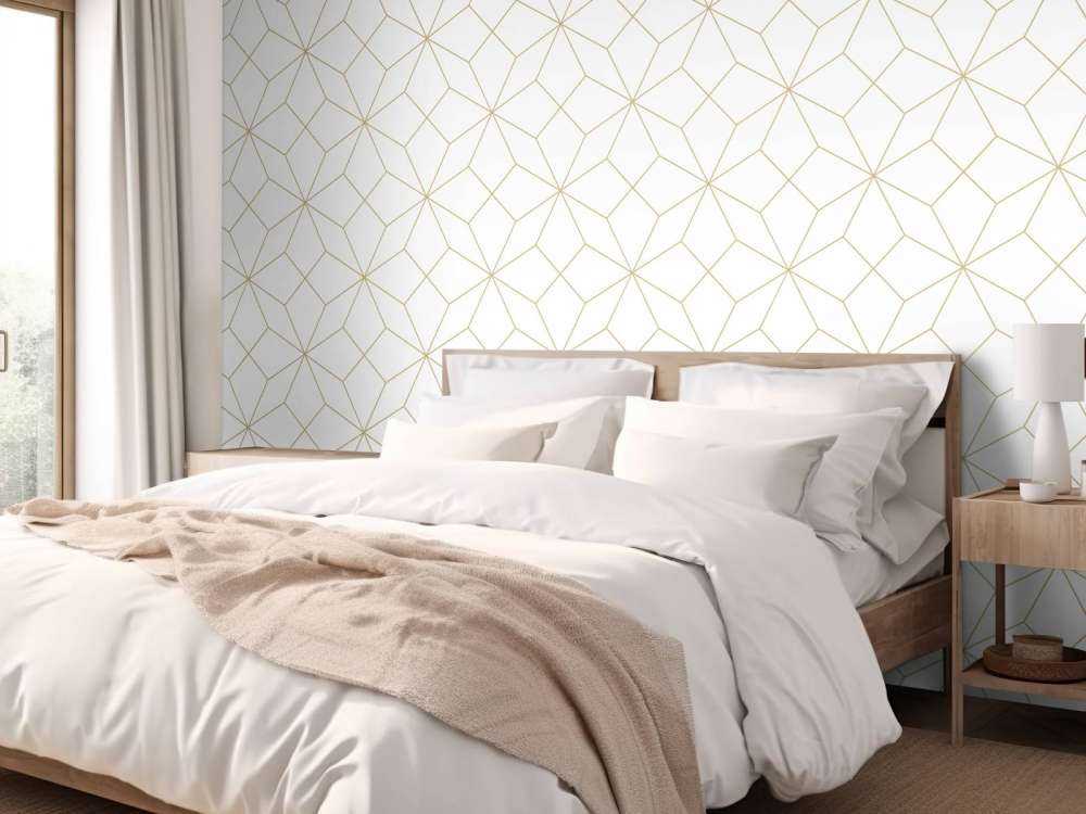 Motif Lignes or abstraites