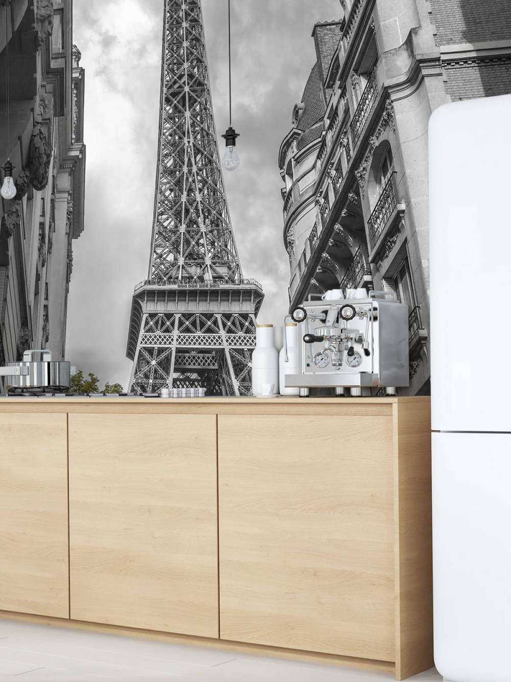 Tour Eiffel noir et blanc