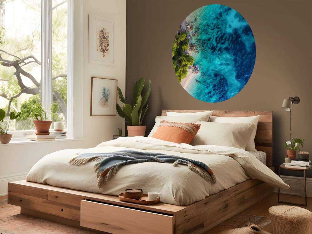 La côte vue du ciel