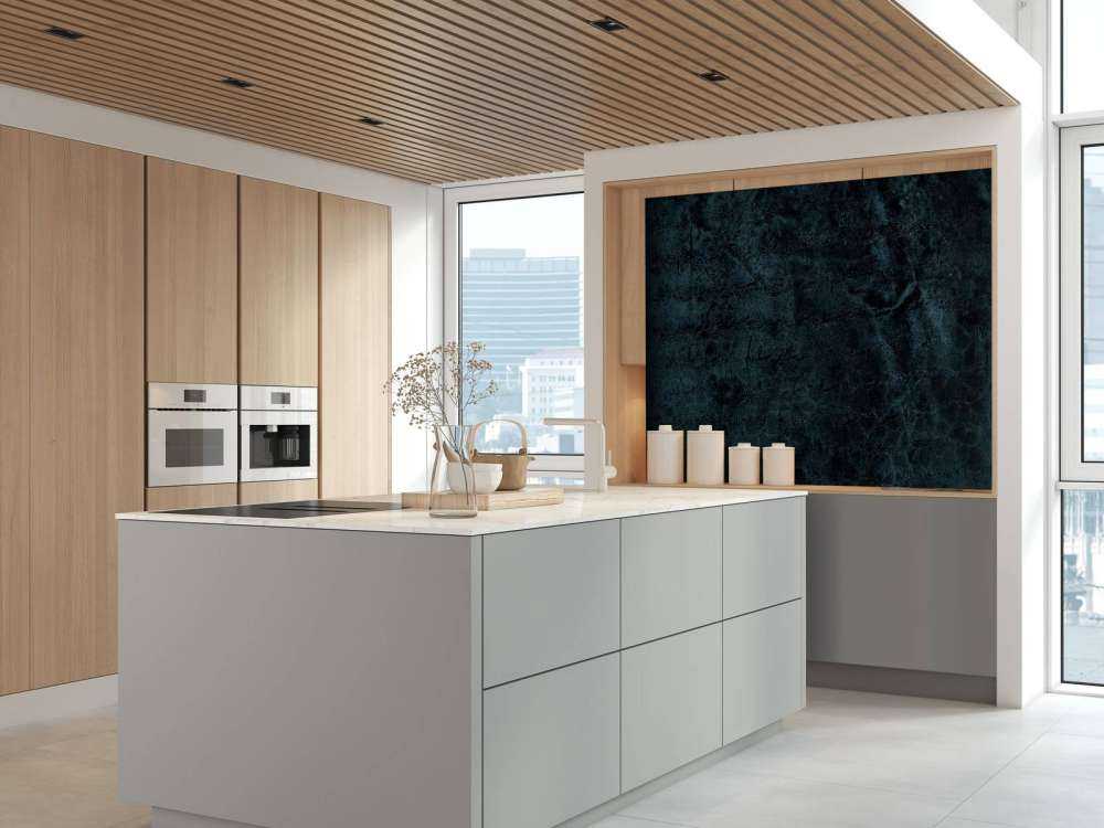 Structure en cuivre bleu