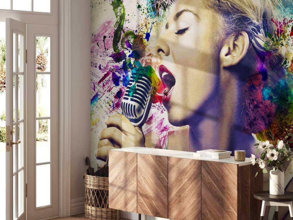 Vieille chanteuse