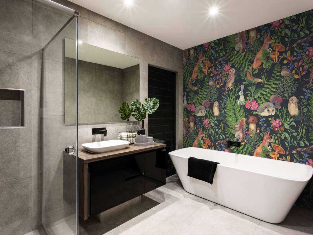 Motif de forêt sombre