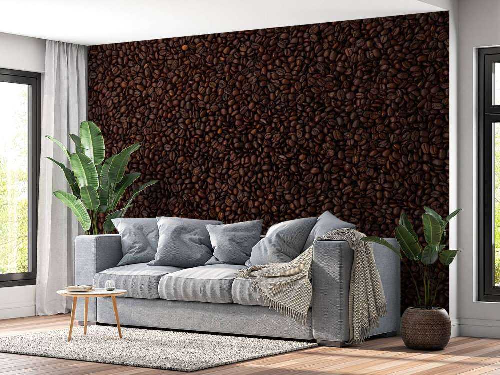 Grains de café torréfiés