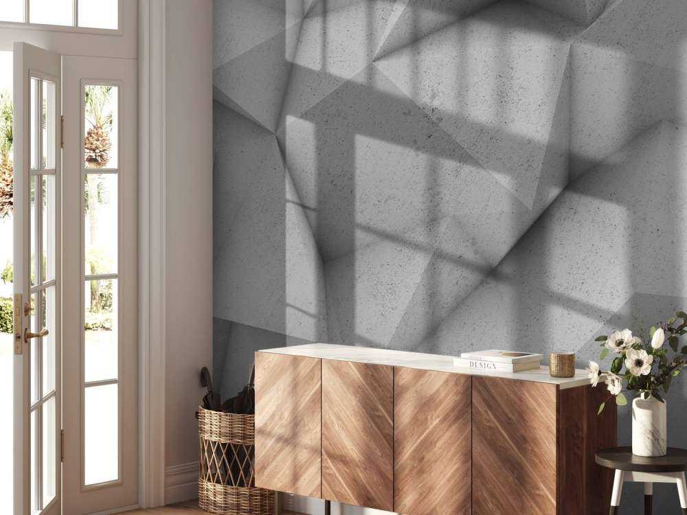 Béton 3D forme angulaire