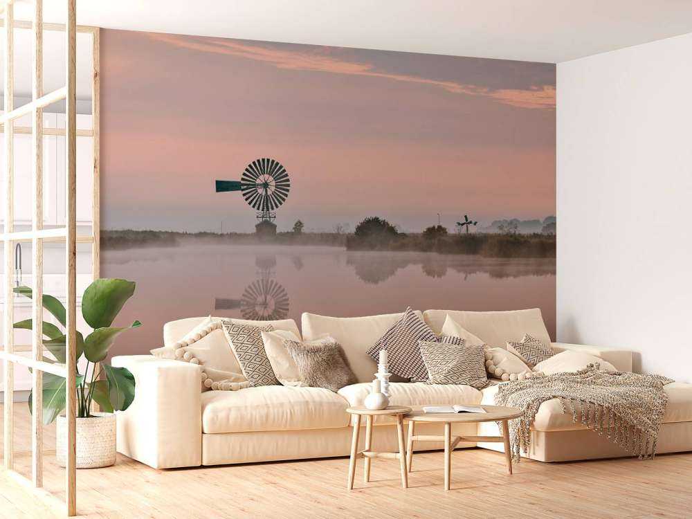 Moulin à vent en métal