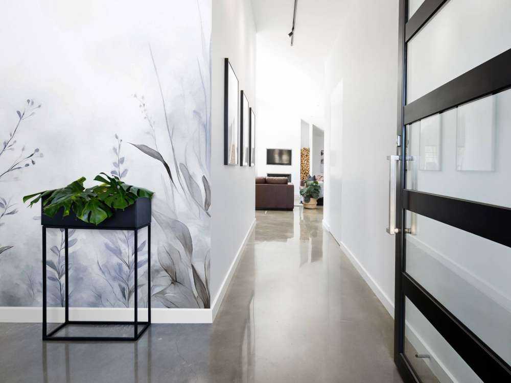 Jardin de paix - bleu frais