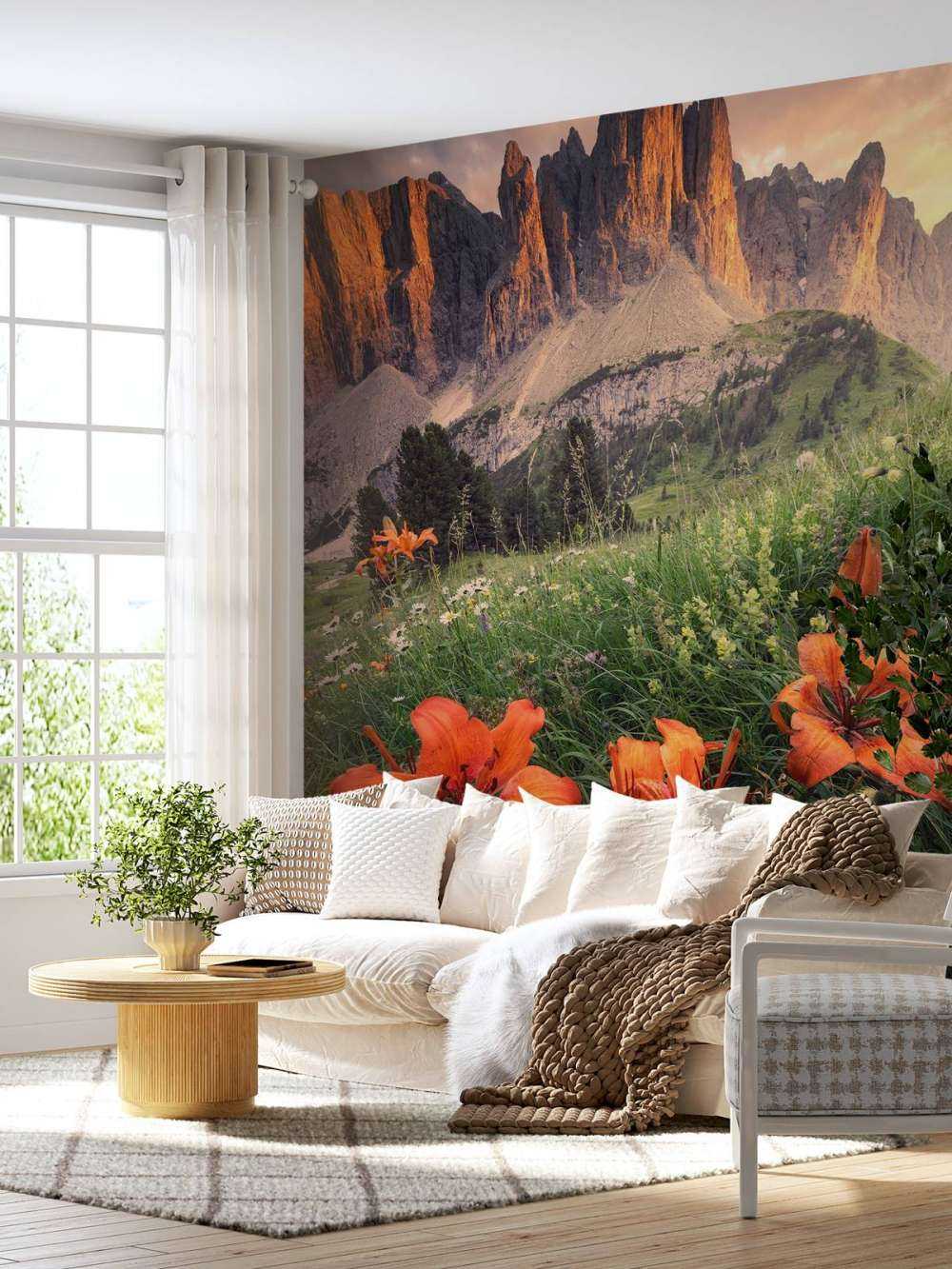 Lueur d'été dans les Alpes