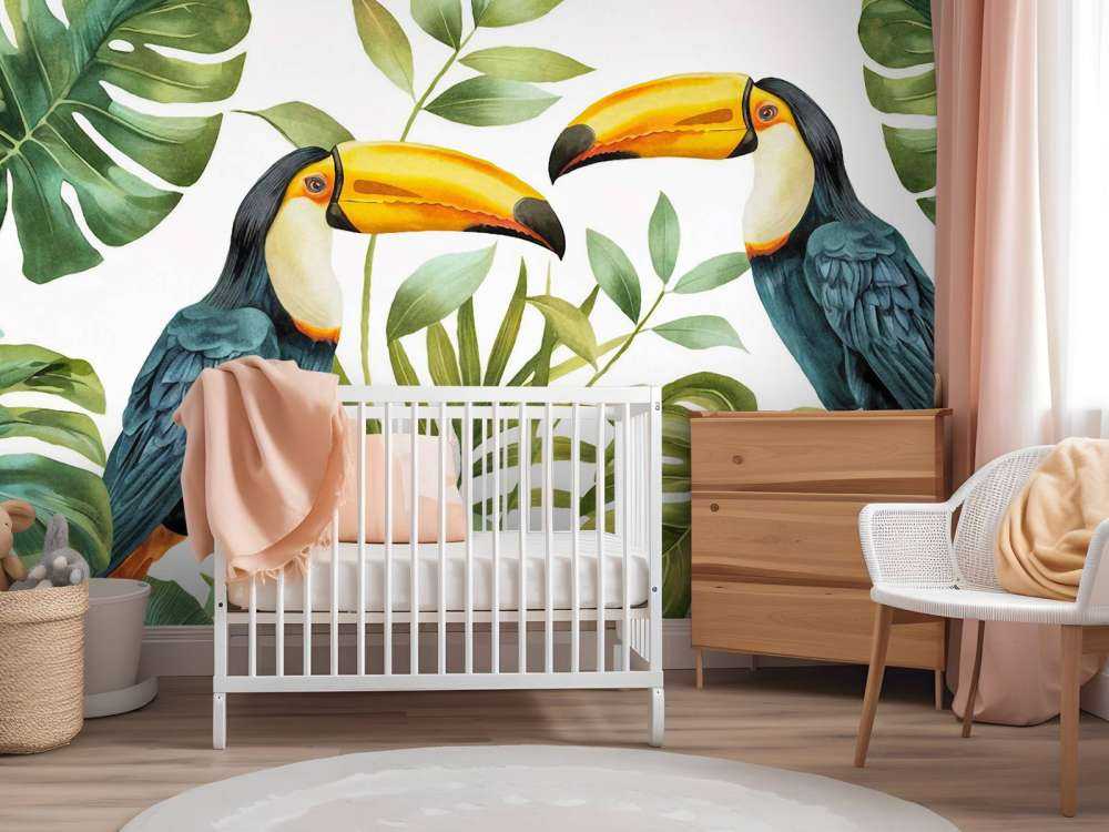 Aventure du toucan de la jungle tropicale