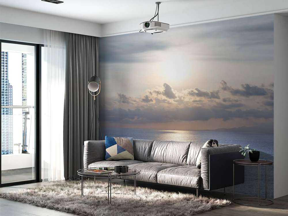 Beau ciel de coucher de soleil