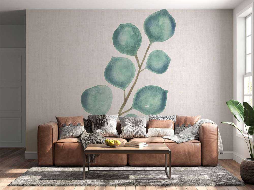 Eucalyptus en aquarelle douce