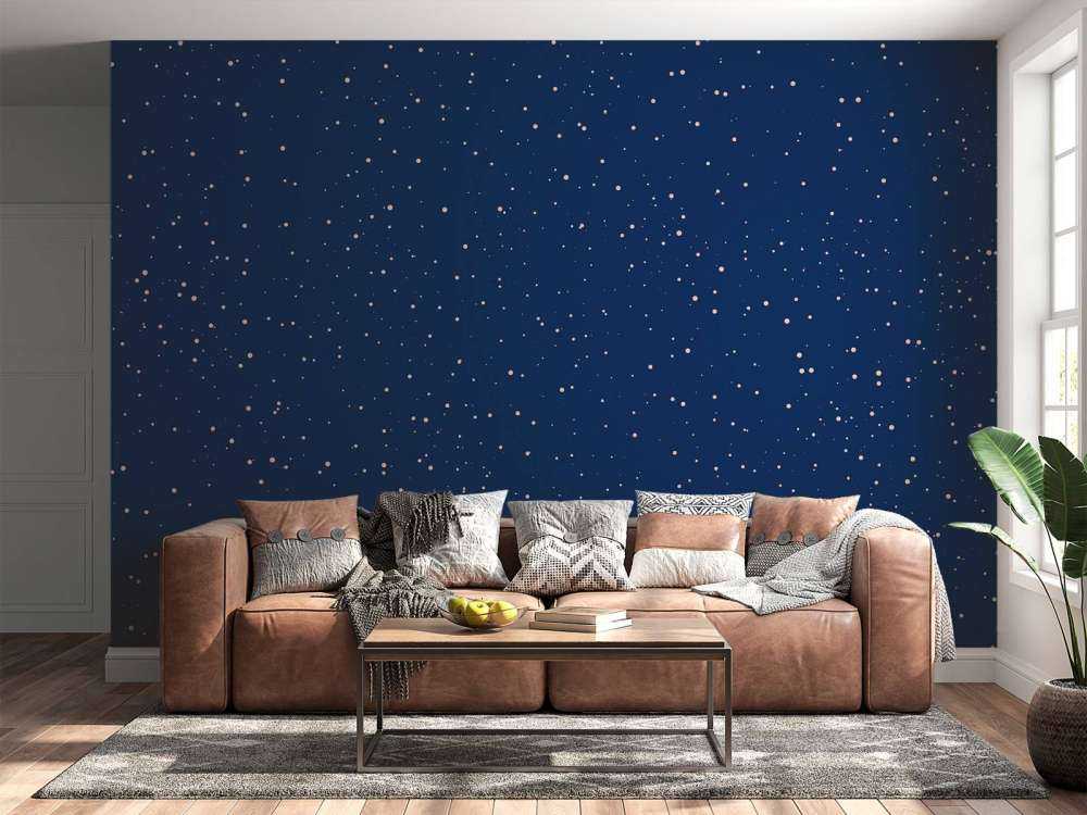 Nuit calme pleine d'étoiles