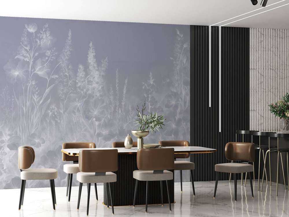 Jardin anglais tendre - violet