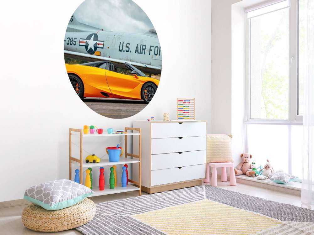 Supercar en avion de chasse