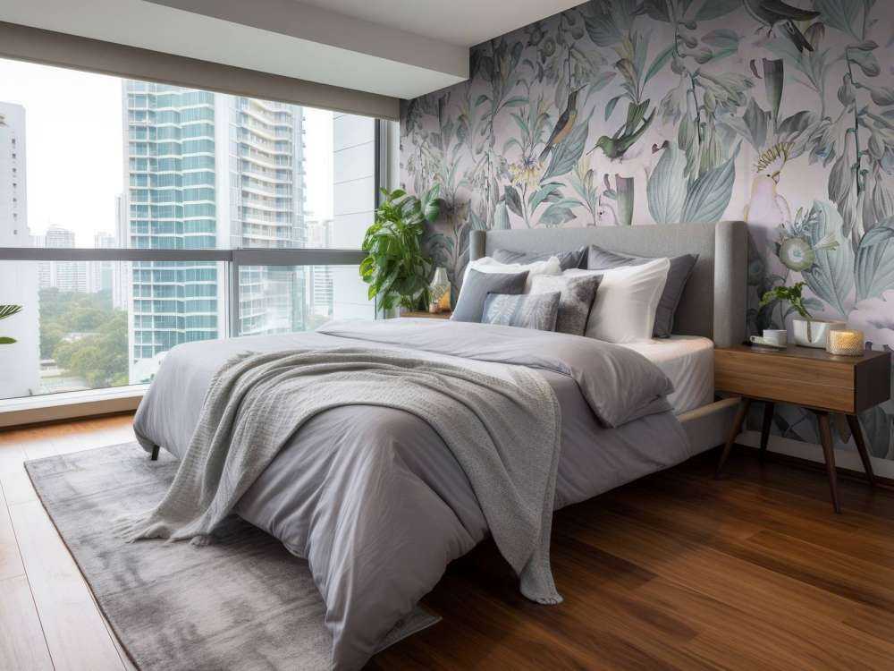 Chant d'oiseau éthéré en fleurs - Élégance atténuée