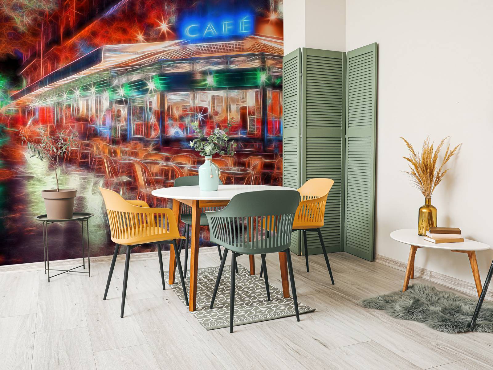 Sidewalk cafe in Paris, France